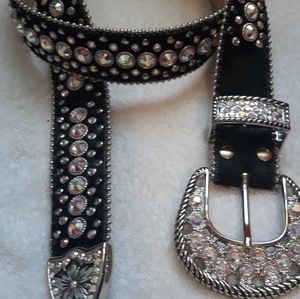 Rhinestone sparkling belt